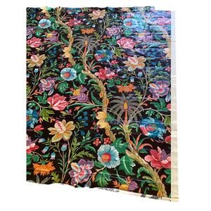 Kazumi and Clarence House "Marrakech" fabric flowers  light weight 1 yard 16"